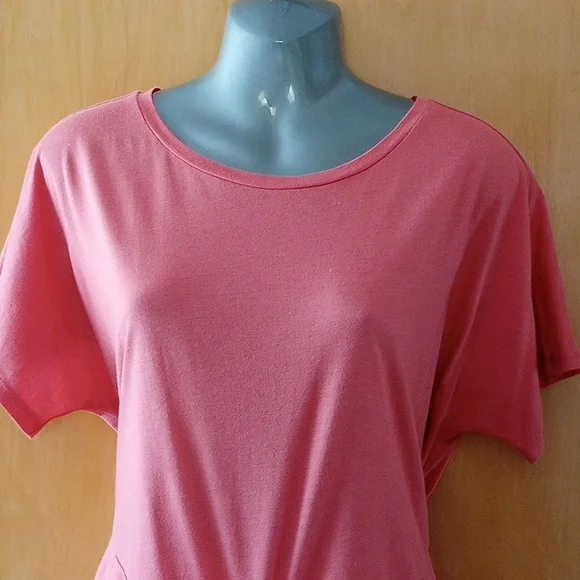 LOFT Boxy T-shirt Salmon Sz M - Picture 5 of 11